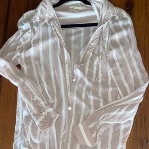 american eagle oversized fit blouse or beach cover up